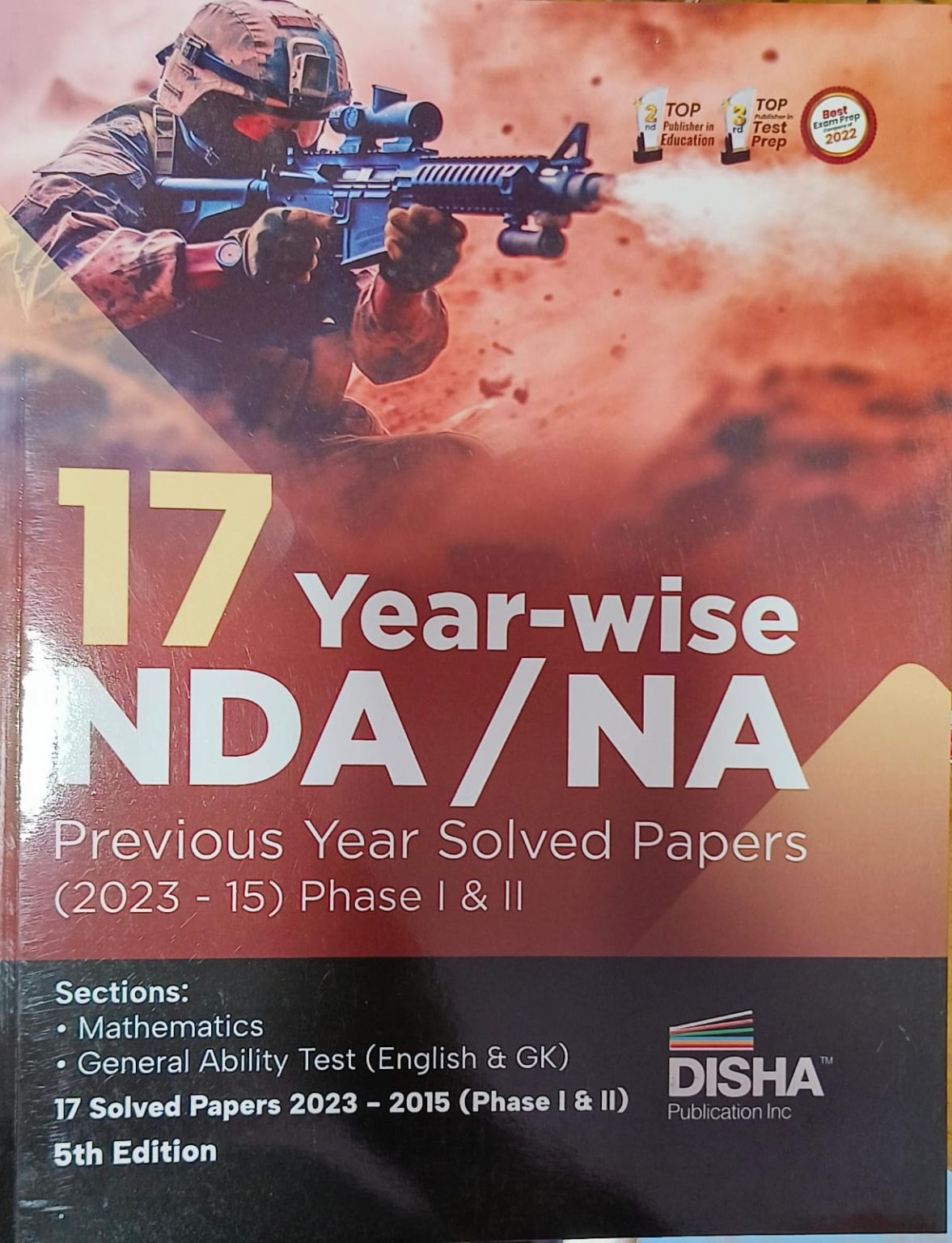 NDA 17 SOLVED PAPERS YEAR WISE DISHA Publication