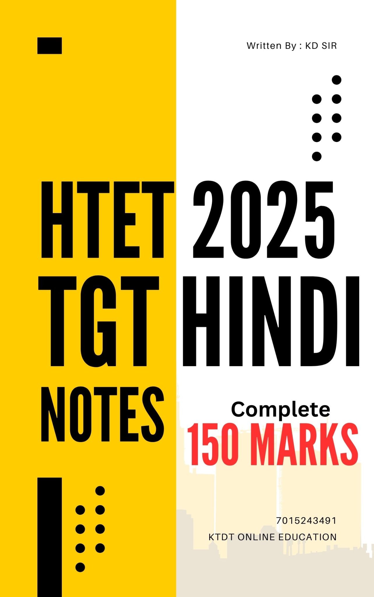 HTET TGT HINDI Complete 150 marks notes